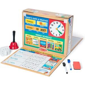 Melissa & Doug School Time! Classroom Play Set Game NWT